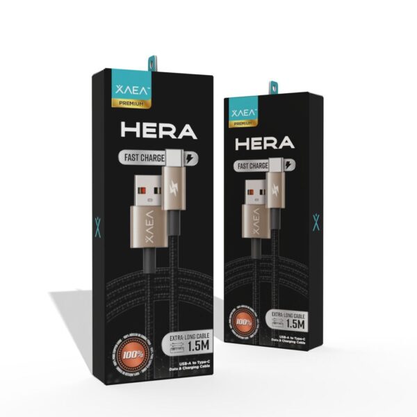 CABLE USB TIPO C MODX-101 - HERA - XAEA - DORADO CHAMPAGNE