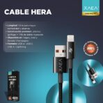 CABLE USB TIPO C MODX-101 - HERA - XAEA - DORADO CHAMPAGNE - Imagen 3
