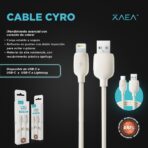 CABLE USB LIGHTNING CYRO MODX-100 - XAEA - BLANCO - Imagen 4