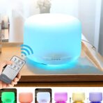 HUMIDIFICADOR RGB 500 ML MODV-0009 - VARIOS - BASE MADERA - Imagen 2