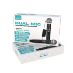 MICROFONO DOBLE INALAMBRICO MODX-065 - XAEA - NEGRO