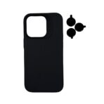 TPU MOD603 SILICONA LENS - IPH 16 PRO MAX - XAEA - NEGRO