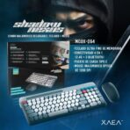 COMBO INALAMBRICO RECARGABLE W+BT MODX-064 - XAEA - GRIS - Imagen 4