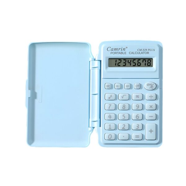 CALCULADORA DE BOLSILLO MODV-001Z - VARIOS - CELESTE
