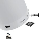 PARLANTE PEQUEÑO VELADOR MODV-004S - VARIOS - BLANCO - Imagen 2