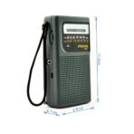 MINI RADIO PORTATIL DIAL ANALOGICO MODV-001F - VARIOS - GRIS - Imagen 3