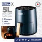 FREIDORA DE AIRE 1500W 5L MODK-0059 - KIOWA - VERDE - Imagen 4
