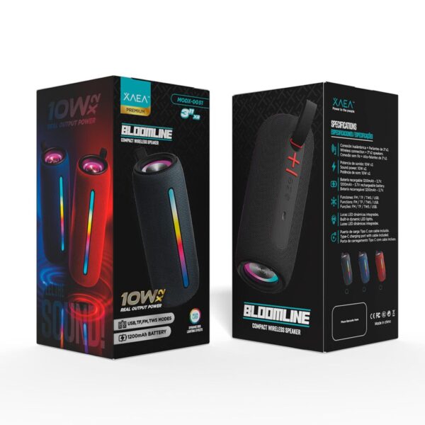 PARLANTE 3''  MODX-0051 - XAEA - ROJO