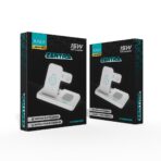 ESTACION DE CARGA INALAMBRICA 3 EN 1 ZENTRA-HT514 MODX-000H - NEGRO