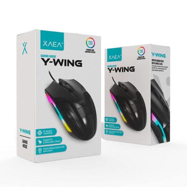 MOUSE GAMER MODX-052 Y-WING - XAEA - NEGRO